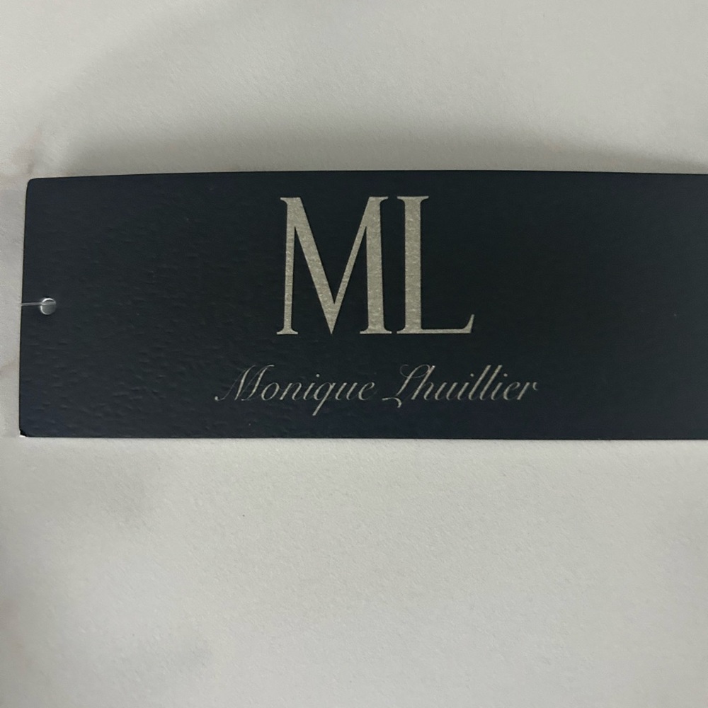 NWT Blue formal Monique Lhuiller one shoulder dress. - Picture 6 of 7